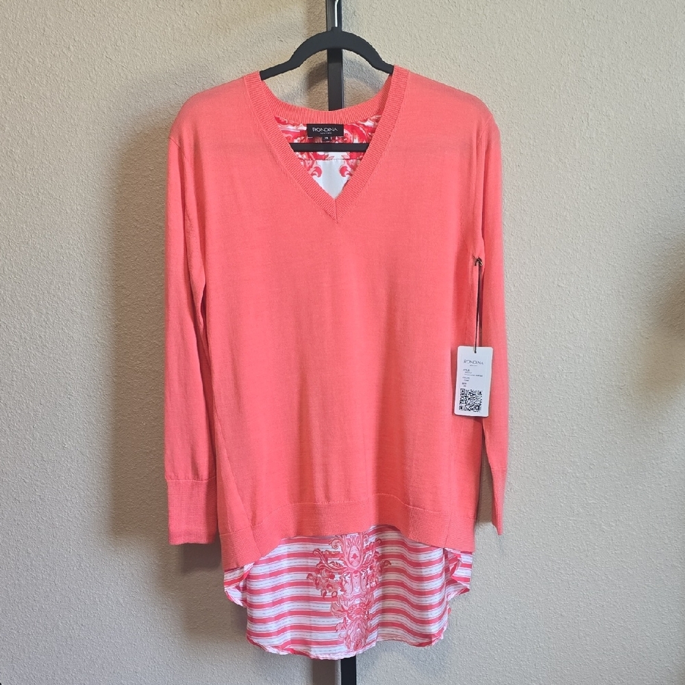 NWT Rondina NY Wool/Silk Top In XS